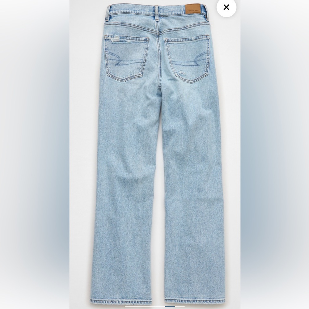 American Eagle Strigid Ripped High-Waister Stovepipe Jeans - Picture 2 of 6